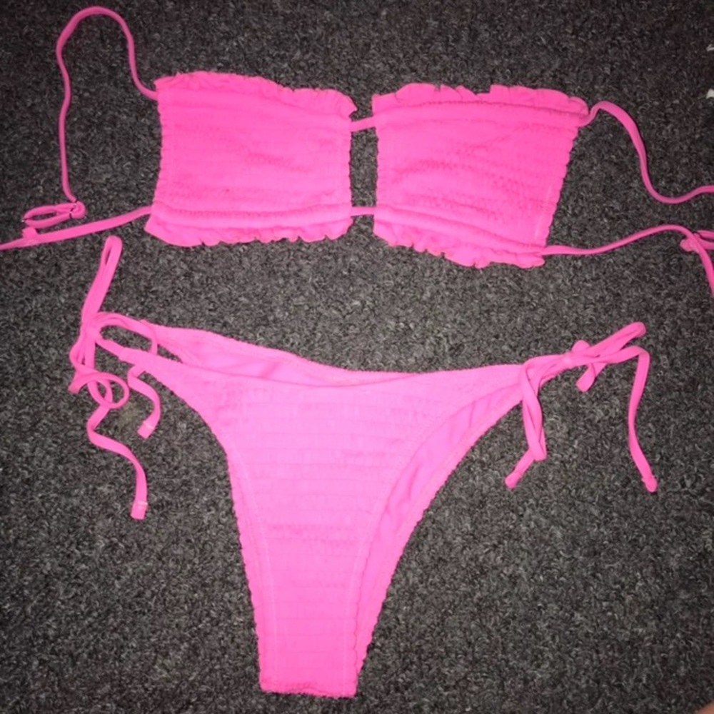 Pink bikini